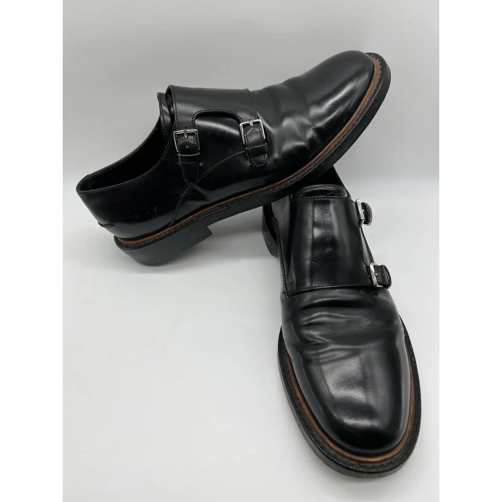 Vintage Fendi Dress Shoe Men's Loafers - Size 9 - Black - Pre-Owned